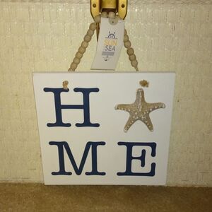 Sun and Sea Nautical Beach Wall Decor NWT Starfish